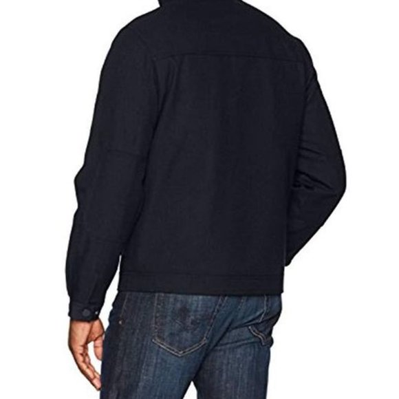 New London Fog Wool Hipster Jacket Size Med Navy - Picture 11 of 11